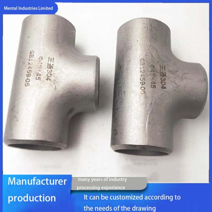 Медь Никель равный Tee UNS C71500 SMLS Fittings Butt сварочные трубы для высокотемпературных приложений 5