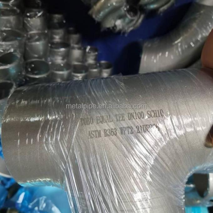 Металлическая медная никельная фитинга ASME B36.19 LR/SR 2 дюйма Sch10s 90 градусов 2