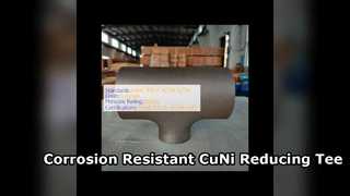 70 30 CuNi Редукционный тройник, устойчивый к коррозии фитинг