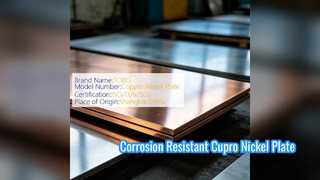 Cupro Nickel 70 30 Пластина C71500 для теплообменников