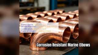ASTM B466 CuNi 90 10 Отводы для морских трубопроводных систем