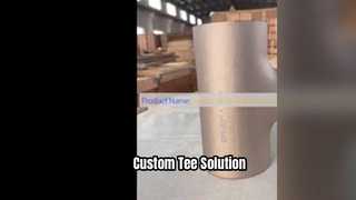 Изготовленный на заказ медно-никелевый редукционный тройник