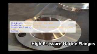 Durable C70600 CuNi Weld Neck Flange for Marine Systems