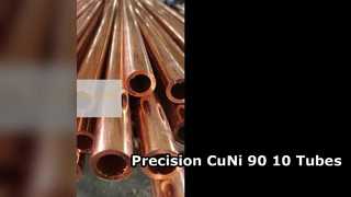 ASTM B111 90 10 Бесшовная трубка CuNi с высокой точностью отделки
