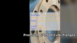 C71500 CuNi 70 30 Фланец с приварной шейкой, кованое качество премиум-класса