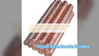 UNS C70600 Медно-никелевый стержень 90 10 морского класса