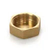NPT Female Thread Hex Head Brass End Cap Plug Pipe Fitting Connector