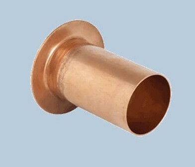 Copper Nickel Lap Joint Stub End Long / Short Pattern Welded With Flange Nipple