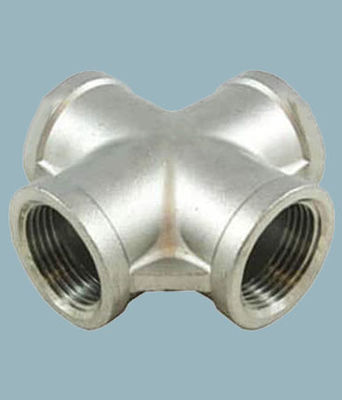C70600 90/10 Copper Nickel Cross Pipe Fitting ANSI B16.9 1/2"-4" Industrial