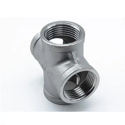 C70600 90/10 Copper Nickel Cross Pipe Fitting ANSI B16.9 1/2"-4" Industrial