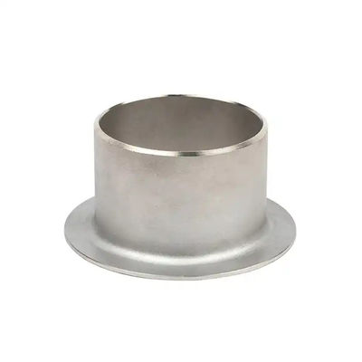 Copper Nickel Lap Joint Stub End Long / Short Pattern Welded With Flange Nipple