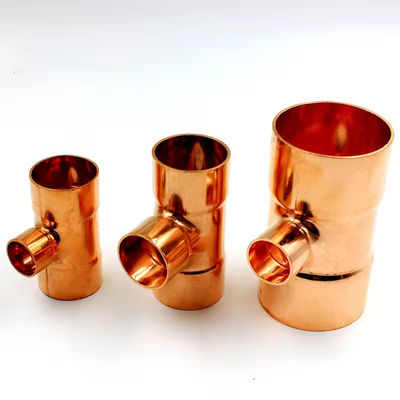 Metal RED Tee UNS C71500 SMLS Copper Nickle Butt Welding Pipe Fittings