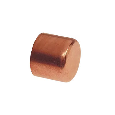 Threaded Connection Copper Pipe Cap with 400°F Temperature Rating and 150 PSI Pressure Rating