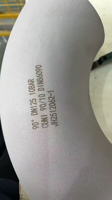 ASME B16.11 Copper Nickel 2.5D Long Radius Elbow, Class 3000, Forged, Socket-Weld or NPT Threaded Ends