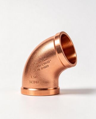 Copper Nickel Elbow CuNi 90/10 C70600 Price Butt Weld 90 Degree LR Elbow ASME B16.9 Class 150