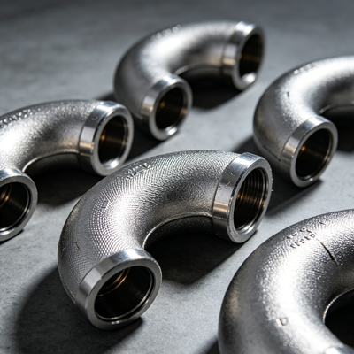 Seamless 90° Corrosion Resistant Copper Nickel Elbow C70600 Butt Weld CuNi 90/10 Elbow Fitting