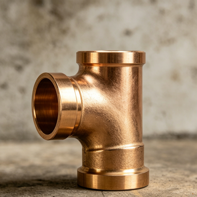 Threaded Copper Nickel Equal Tee ANSI/JIS/DIN for Water System
