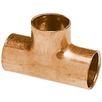 Marine Grade CuNi 90/10 Equal Tee, UNS C70600 Corrosion-Resistant Seawater Pipe Fitting, Buttweld