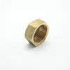 NPT Female Thread Hex Head Brass End Cap Plug Pipe Fitting Connector