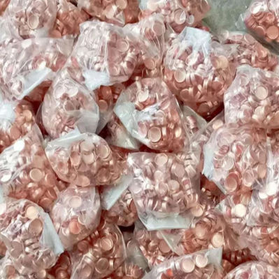 Никель-медная резьбовая заглушка для труб UNS C70600 2,5 мм-19 мм для медных труб, хорошая долговечность