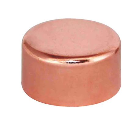 Leak-Proof K65 Copper End Cap Pipe Fitting for HVAC Refrigeration System Solder Type