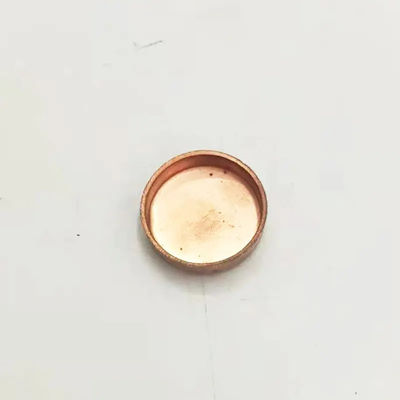 150 PSI 400°F Polished Finish Copper Pipe Cap Threaded Pipe End Cover