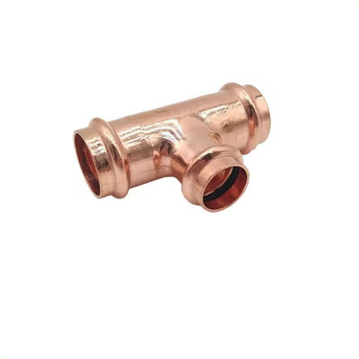 Threaded Connection Copper Nickel Equal Tee Custom Quantity Delivery, Industrial Pipe Fitting