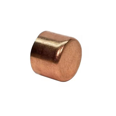 150 PSI 400°F Polished Finish Copper Pipe Cap Threaded Pipe End Cover
