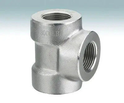 ASTM A234 WPB ASME B16.9  Reducing Tee 3000 PSI High Pressure Fitting On Sale