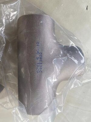 70/30 Copper Nickel Reducing Tee Socket Weld Fitting ASME B16.5 Class150 High Strength Forged