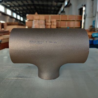 Редукционный тройник CuNi 70/30 для стыковой сварки ASME B16.5 Class150, выкованный на море