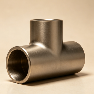Corrosion-Resistant Copper Nickel Equal Tee with Threaded Connection for DN20 Pipes